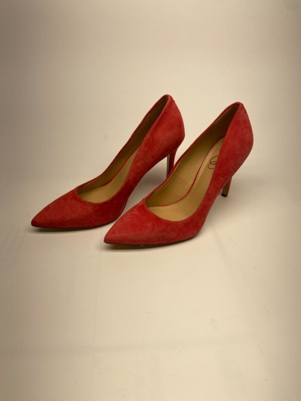 Sam Edelman Womens Vienna Red Suede Pointed Toe Heel Sz 8